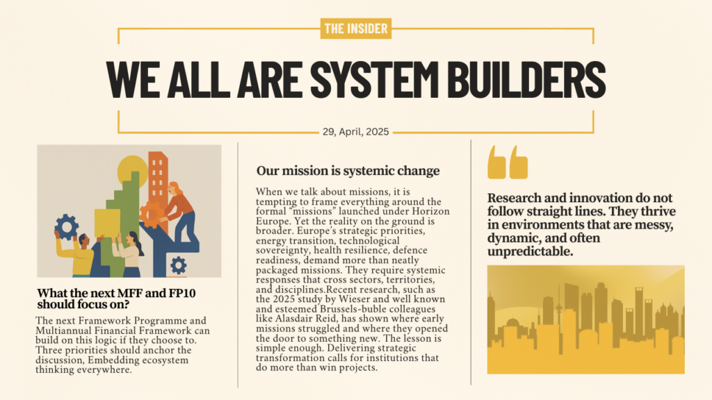 We Are All System Builders